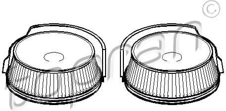 Filter Set, interior air 501 186