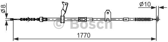 Cable Pull, parking brake 1 987 482 300