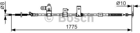 Cable Pull, parking brake 1 987 482 347