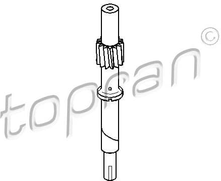 Angle Drive, speedometer cable 107 402