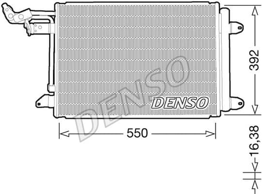 Condenser, air conditioning DCN32032 - image 2