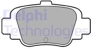 Brake Pad Set, disc brake LP780