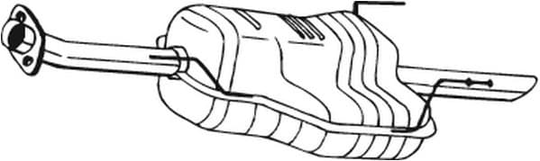 Rear Muffler 185-155