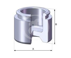 Piston, brake caliper D02522