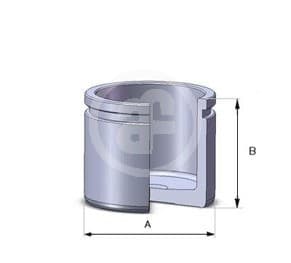 Piston, brake caliper D02535