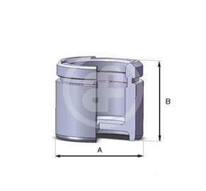 Piston, brake caliper D02542