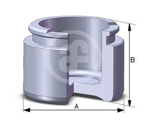 Piston, brake caliper D02549