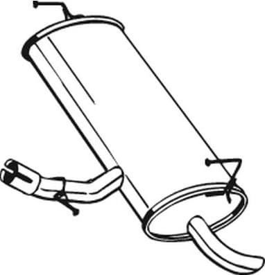 Rear Muffler 145-201