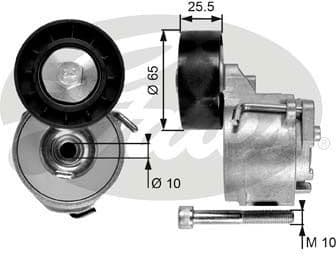 Belt Tensioner, V-ribbed belt DriveAlign™ T39017