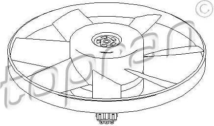 Fan, engine cooling 107 716