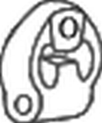 Mount, exhaust system 255-810