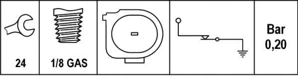 Oil Pressure Switch 6ZL 003 259-091 - image 2