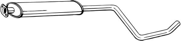 Centre Muffler 284-611