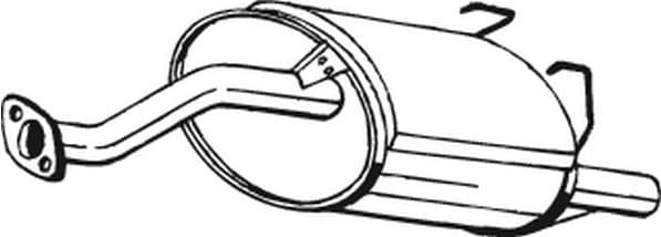 Rear Muffler 163-203