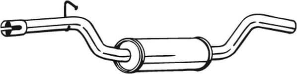 Centre Muffler 233-211