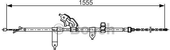 Cable Pull, parking brake 1 987 482 221