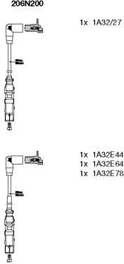 Ignition Cable Kit 206N200