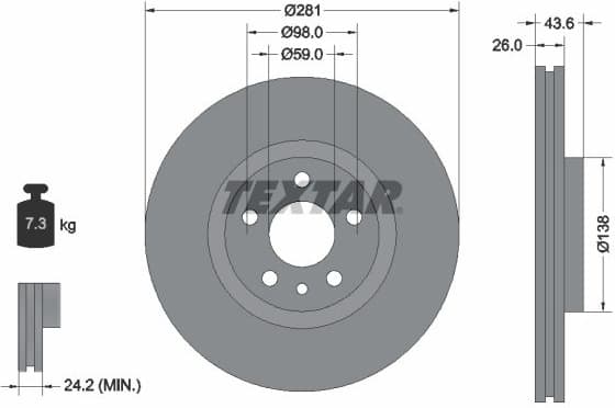 Brake Disc PRO 92074003