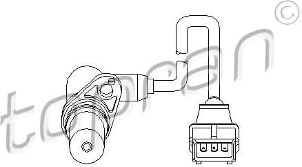 Sensor, crankshaft pulse 205 680