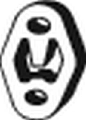 Mount, exhaust system 255-124