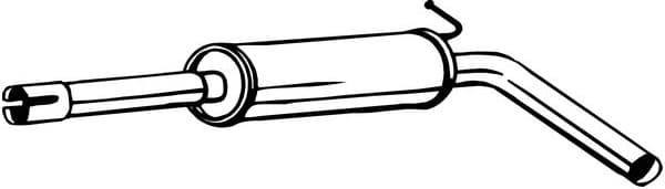 Centre Muffler 233-477