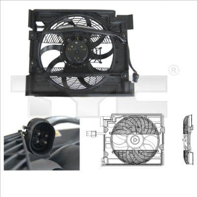 Fan, air conditioning condenser 803-0006