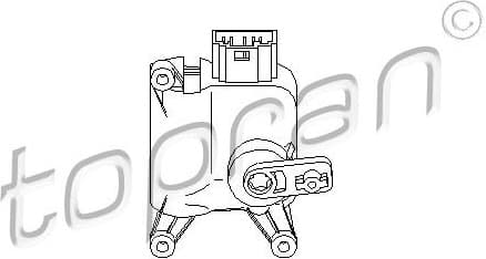 Actuator, blending flap 111 096