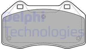 Brake Pad Set, disc brake LP1940