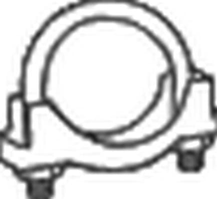 Clamping Piece, exhaust system 250-155