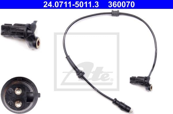 Sensor, wheel speed 24.0711-5011.3