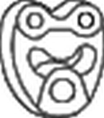 Mount, exhaust system 255-123