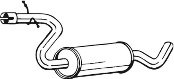 Centre Muffler 233-805