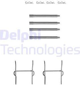 Accessory Kit, disc brake pad LX0154