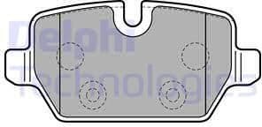 Brake Pad Set, disc brake LP2247
