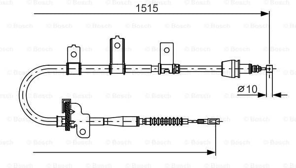 Cable Pull, parking brake 1 987 482 098
