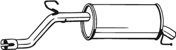 Rear Muffler 185-233