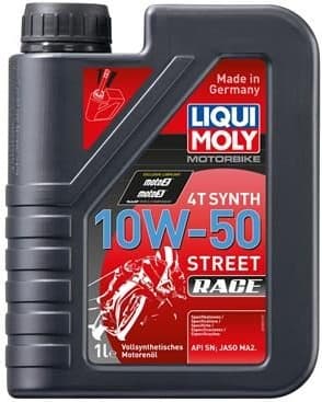 Engine Oil Motorbike 4T Synth 10W-50 Street Race 1502