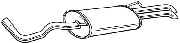 Rear Muffler 22977