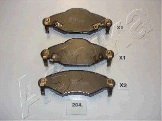 Brake Pad Set, disc brake 50-02-204