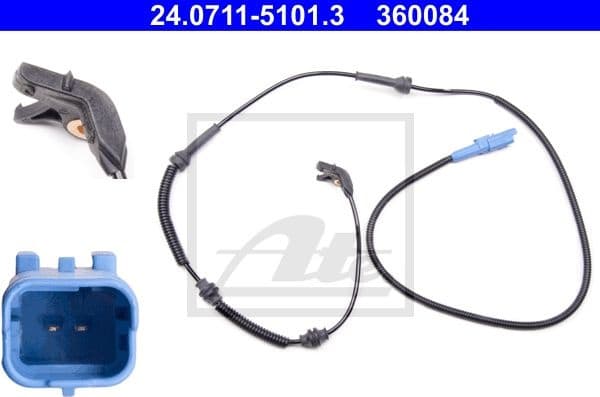 Sensor, wheel speed 24.0711-5101.3