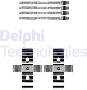 Accessory Kit, disc brake pad LX0604