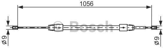 Cable Pull, parking brake 1 987 477 692
