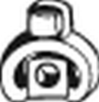 Mount, exhaust system 255-004