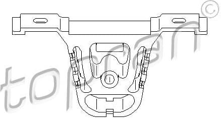 Mount, exhaust system 500 176