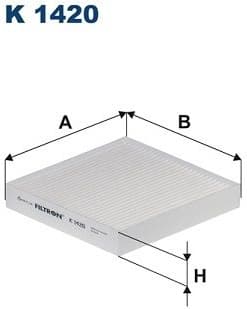Filter, cabin air K 1420