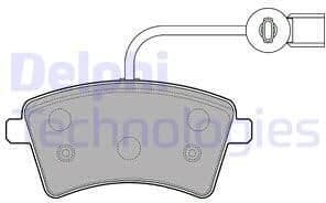 Brake Pad Set, disc brake LP2504