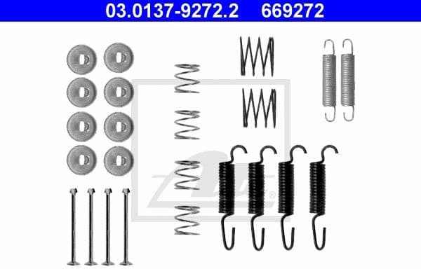 Accessory Kit, parking brake shoes 03.0137-9272.2