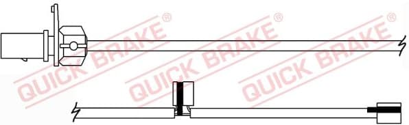 Brake pad wear indicator WS0379A