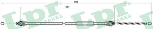 Cable Pull, parking brake C0134B