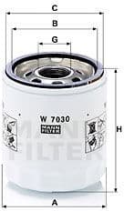 Oil Filter W 7030